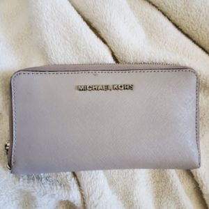 Grey mk wallet